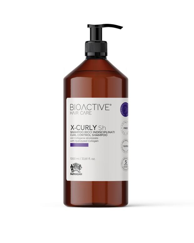 Bioactive Hair Care X-Curly Shampoo - 1000 ml